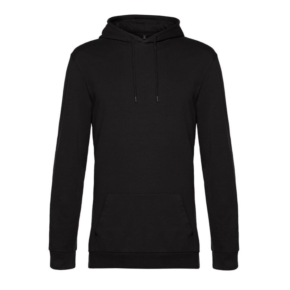 B&C Mens # Hoodie / Black Pure